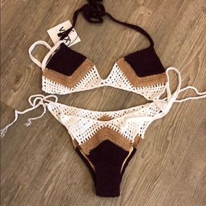 Crochet bikini. NWT